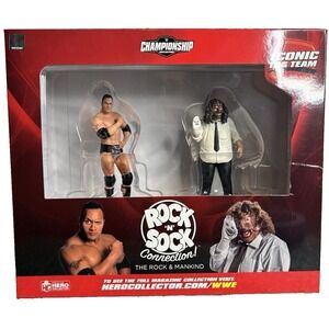 Eaglemoss WWE Collection WWE Iconic Tag Team Rock N Sock Connection New In Stock